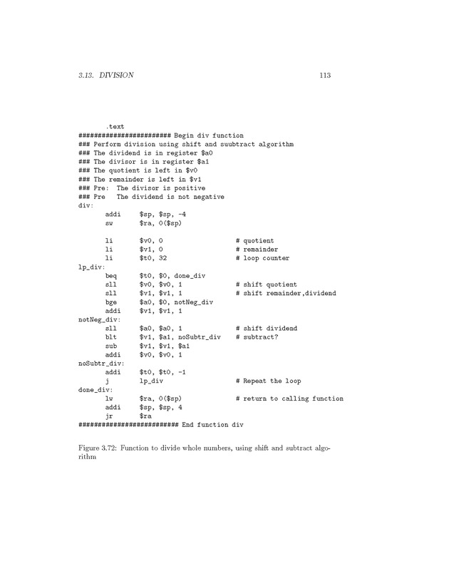 Computer Organization with MIPS - Page 113